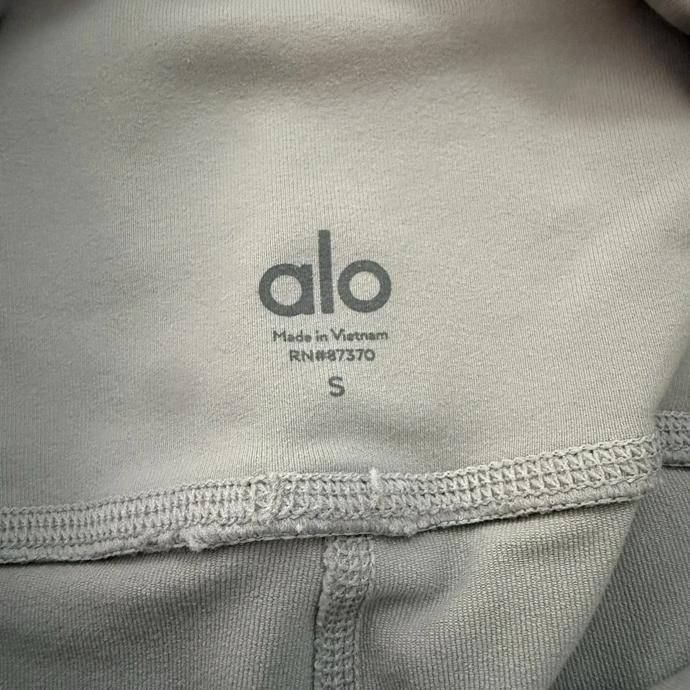 Alo‎ Yoga Light Gray Moto Leggings Size S